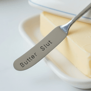 Butter Slut Hand Stamped Funny Butter Knife Funny Gift Anniversary Valentines Day Cheese Knife