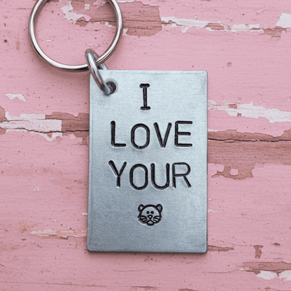  I Love Your Pussy Cat Keychain Funny Valentines Day Gifts For Her Rude Wife Girlriend KEYRING Anniversary