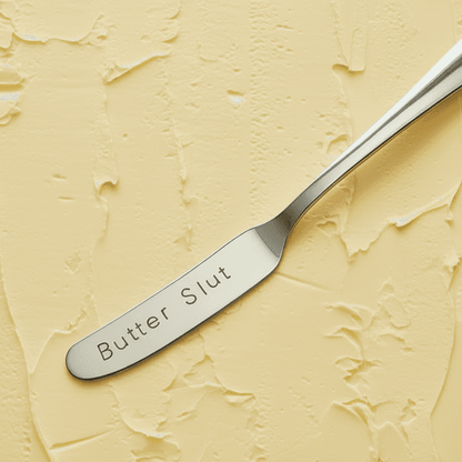 Butter Slut Hand Stamped Funny Butter Knife Funny Gift Anniversary Valentines Day Cheese Knife