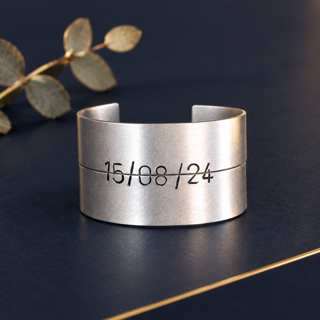 Pair Bangles Personalised Jewellery Bracelet Couples Anniversary Gift