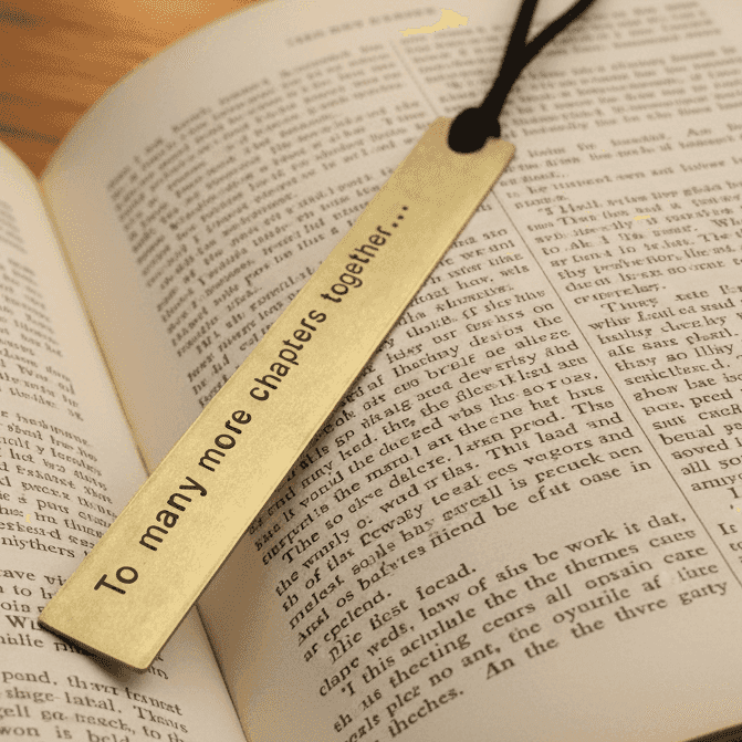 Brass BookmarkGolden Anniversary Gift