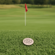 Personalised Fathers Day GOLF Ball Marker Gifts For Dad Copper