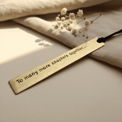Brass BookmarkGolden Anniversary Gift