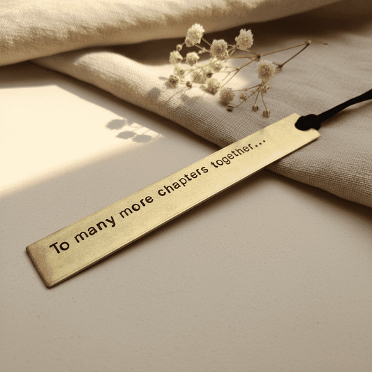 Brass BookmarkGolden Anniversary Gift
