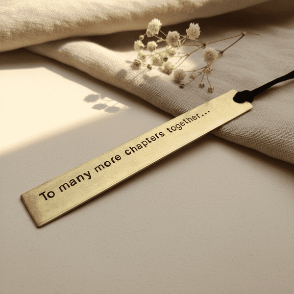 Brass BookmarkGolden Anniversary Gift