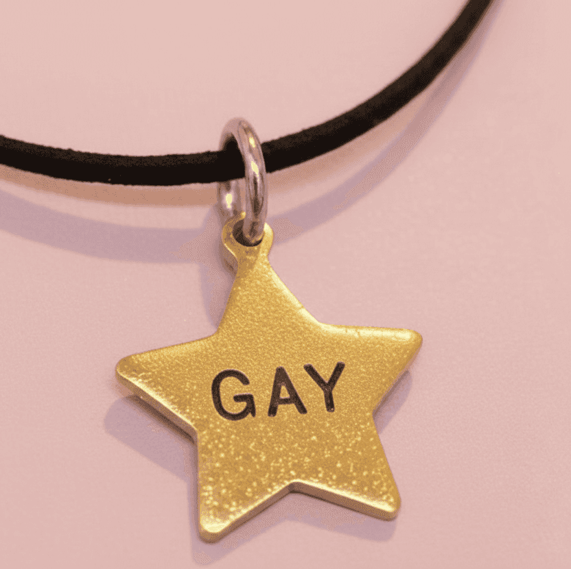 gay Necklace Choker Alternative Gifts Offensive Jewellery