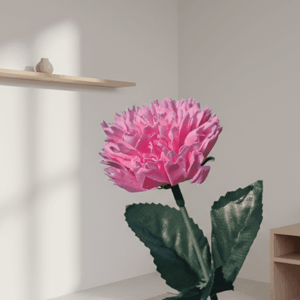 Forever Flower Hot Pink Carnation