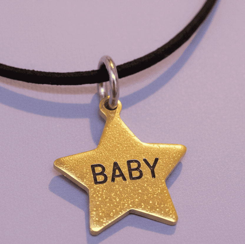 Baby Necklace Choker Alternative Gifts Offensive Jewellery