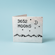 10th Anniversary 3652 Moons 10 Years Personalised Card