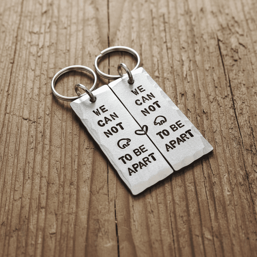Couples Keychain