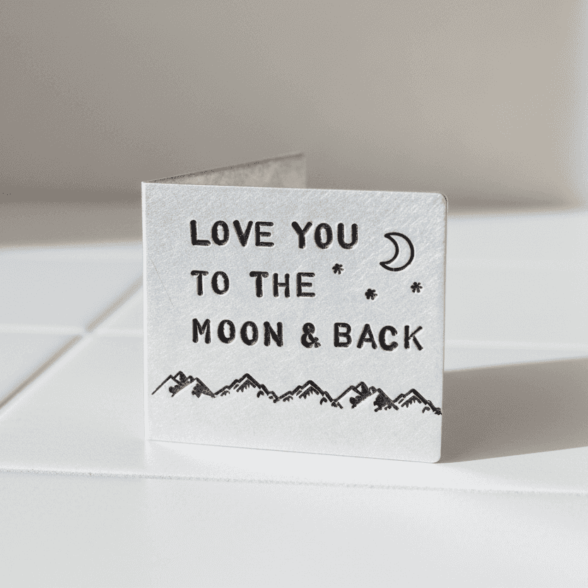 Personalised AnniversaryAnniversary Birthday Card I Love You To The Moon And Back