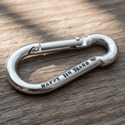 Happy Tin Years 10th Wedding Anniversary Keyring Keychain Gift Personalised