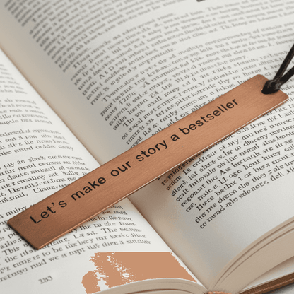 Copper Anniversary Bookmark