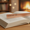 7th Anniversary CHAPTER VII 7 Years Copper Bookmark Personalised Gift