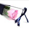 Forever Rose Large Red Faux Flower Single Stem Boxed