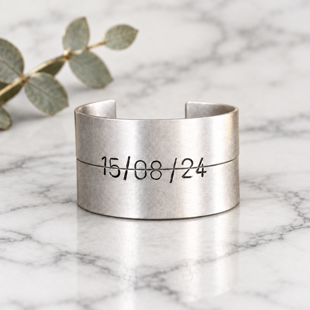 Pair Bangles Personalised Jewellery Bracelet Couples Anniversary Gift