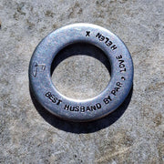 Personalised Best Husband By Par Steel Golf Ball Marker Anniversary Gifts Accessories 11th