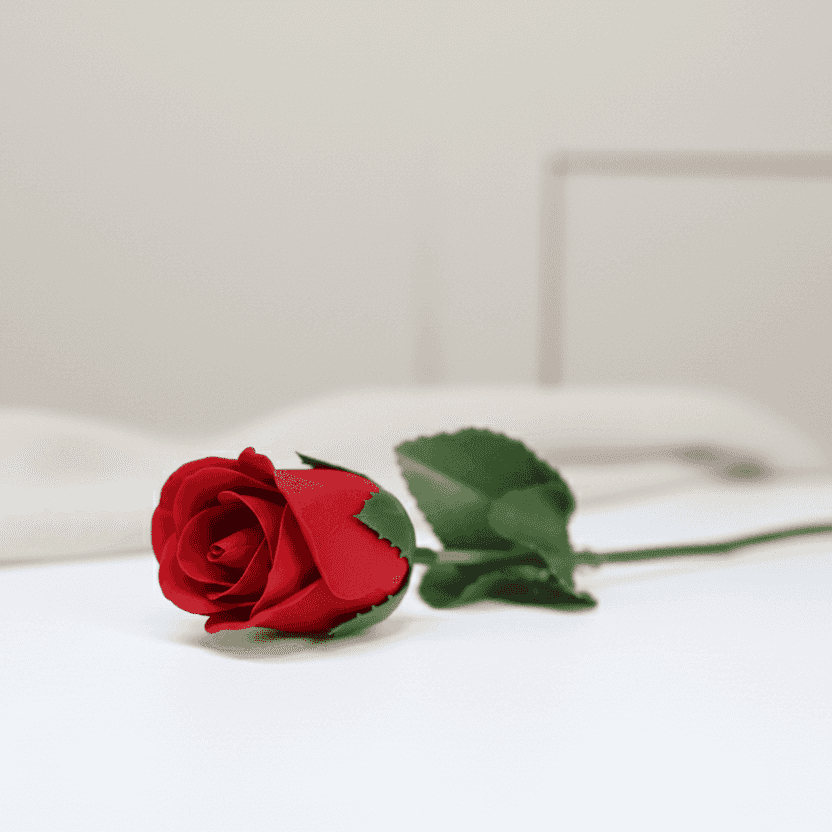 Forever Rose Red Faux Flower