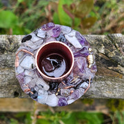 Travel Size Cloudbuster Amethyst Selenite Orgonite 5g EMF Shungite Copper Towerbuster