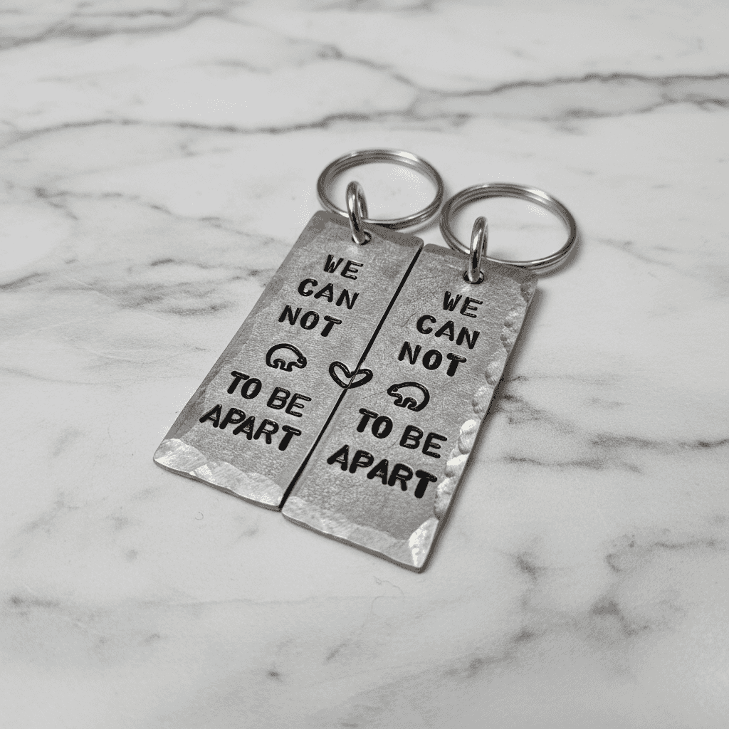 Couples Keychain