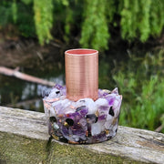 Travel Size Cloudbuster Amethyst Selenite Orgonite 5g EMF Shungite Copper Towerbuster