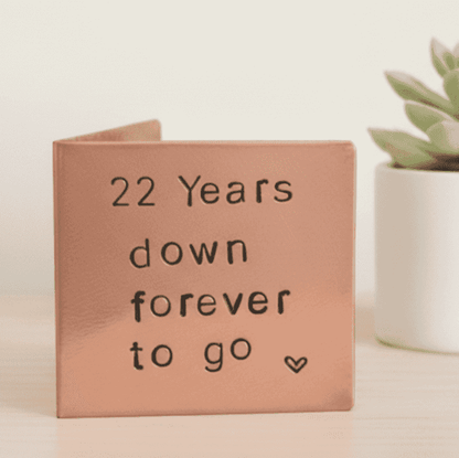 22nd Anniversary Card