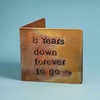 8 Years Down Forever To Go Bronze 8th Anniversary Card Wedding Anniversary Gifts