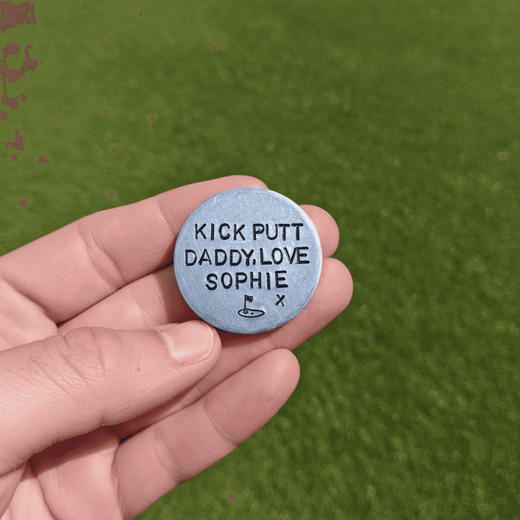 Kick PuttPersonalised Golf Ball Marker