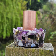 Travel Size Cloudbuster Amethyst Selenite Orgonite 5g EMF Shungite Copper Towerbuster