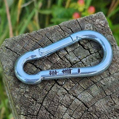   11th Anniversary Gift Personalised Steel Keychain