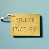 I STILL DO 21 Years Keyring Husband Wife Gifts 21st Anniversary Personalised BRASS Keychain