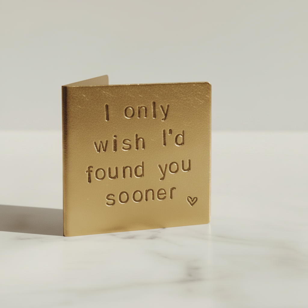 Brass Anniversary Birthday Personalised Card Cute