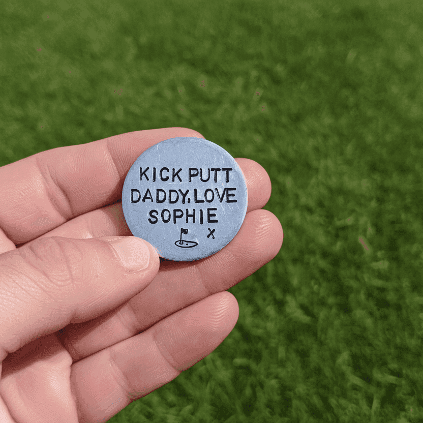 Kick PuttPersonalised Golf Ball Marker