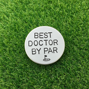 Best DOCTOR By Par Golf Ball Marker Golfing Gift Christmas Birthday Anniversary Dr Doc GP