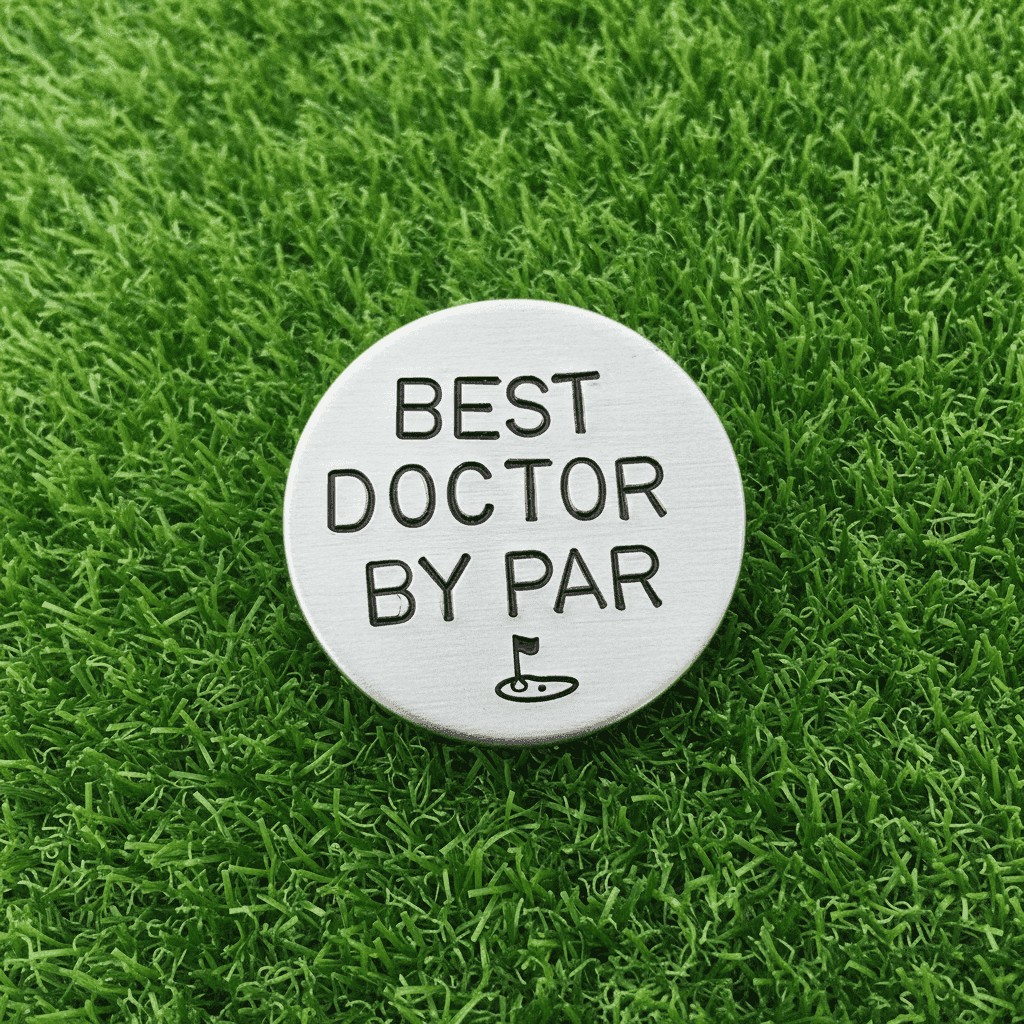 Best DOCTOR By Par Golf Ball Marker Golfing Gift Christmas Birthday Anniversary Dr Doc GP
