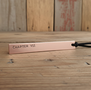 7th Anniversary CHAPTER VII 7 Years Copper Bookmark Personalised Gift
