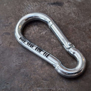 18 Years Tally Mark Keyring 18th Wedding Anniversary Gifts Personalised Caribiner Husband Wife Keychain