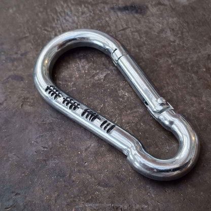 18th Anniversary Tally Mark Keyring