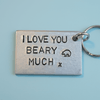 I Love You Beary Much Keyring Valentines Day Anniversary Gifts For Him Men Boyfriend Husband Keychain Birthday
