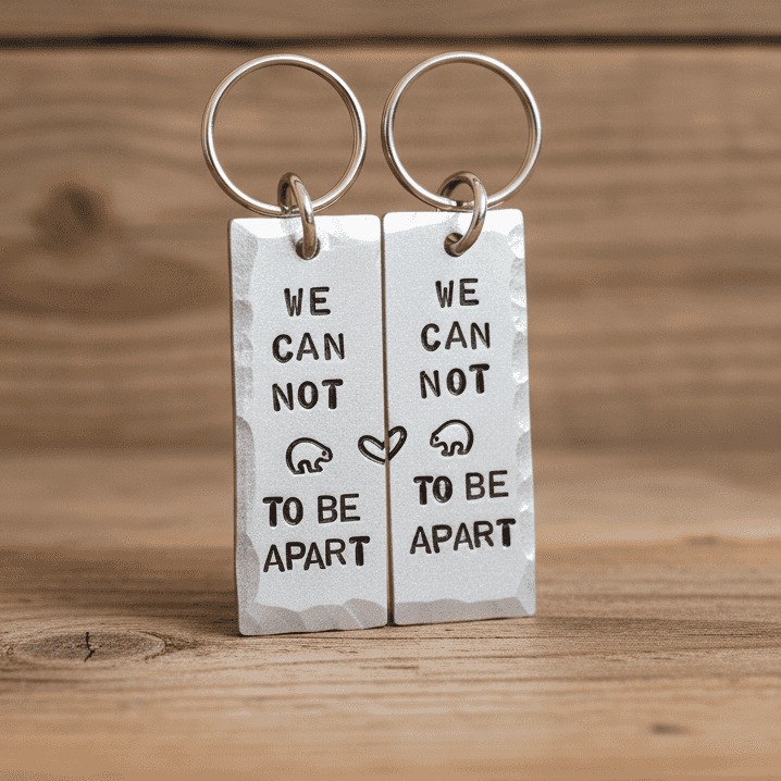 Couples Keychain