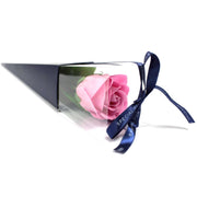 Forever Rose Large Red Faux Flower Single Stem Boxed