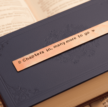 8th Anniversary Bookmark 8 Chapters In Bronze Gift
