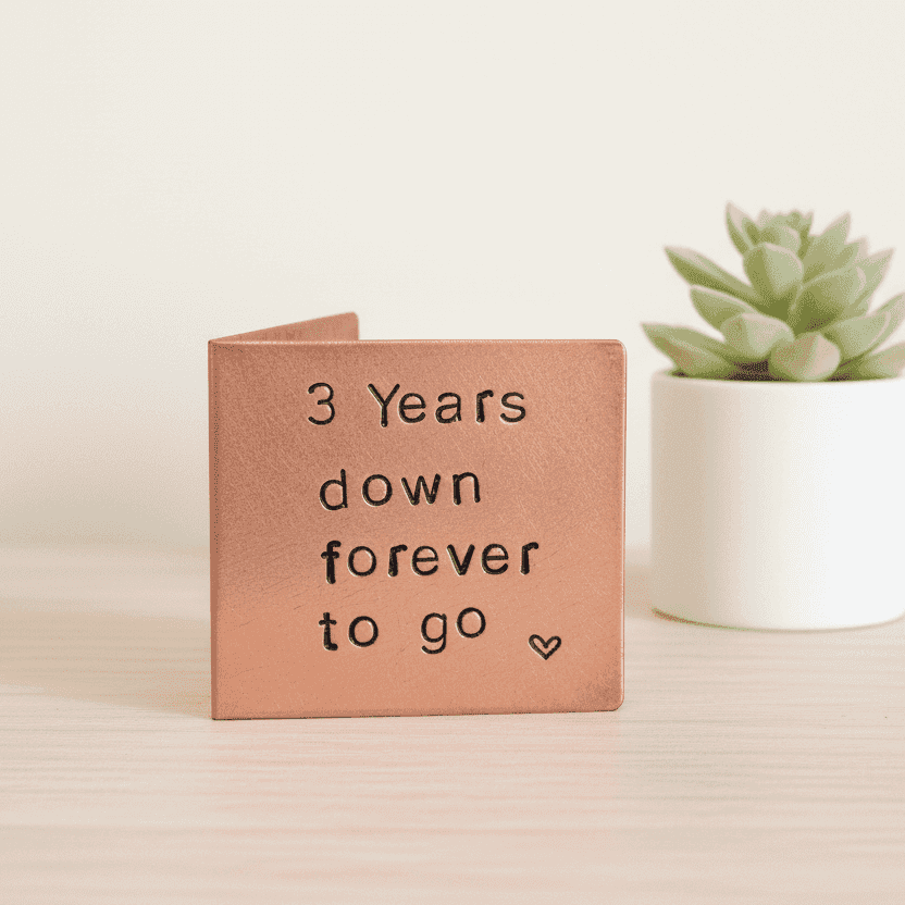 3rd Anniversary Card