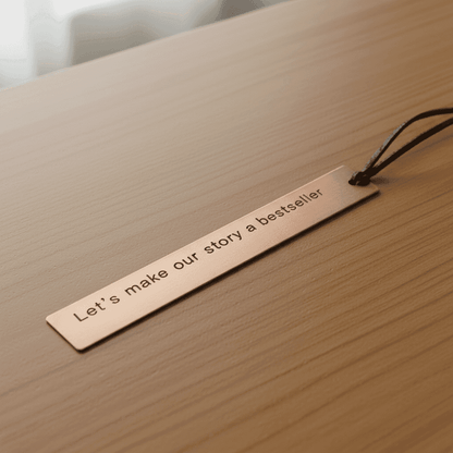 Copper Anniversary Bookmark