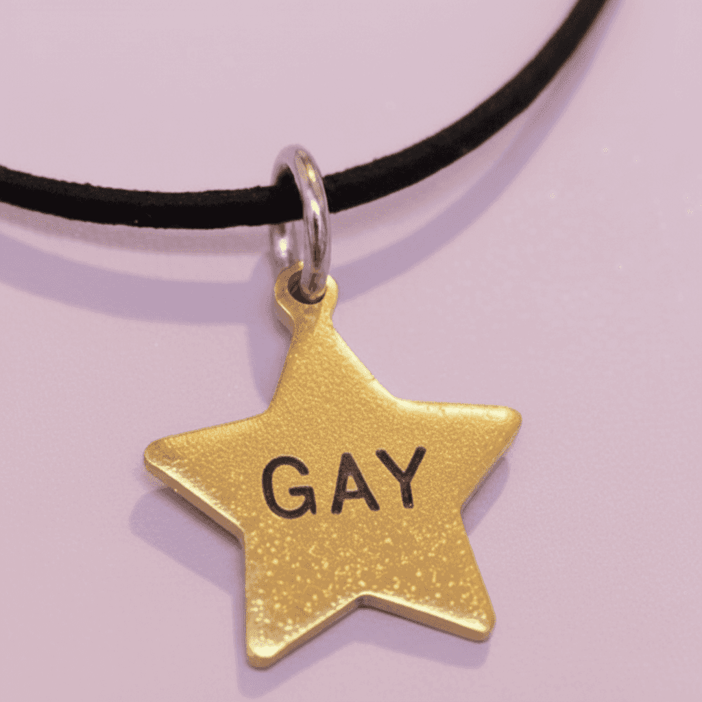 gay Necklace Choker Alternative Gifts Offensive Jewellery