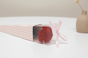  Forever Flower Red Carnation Faux Single 28cm