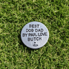 Personalised Golf Ball Marker for Daddy or Grandad. Unique gifts ready to be gifted, with free golf stamp and up to 30 characters customization!