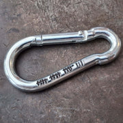 18 Years Tally Mark Keyring 18th Wedding Anniversary Gifts Personalised Caribiner Husband Wife Keychain