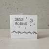 10th Anniversary 3652 Moons 10 Years Personalised Card