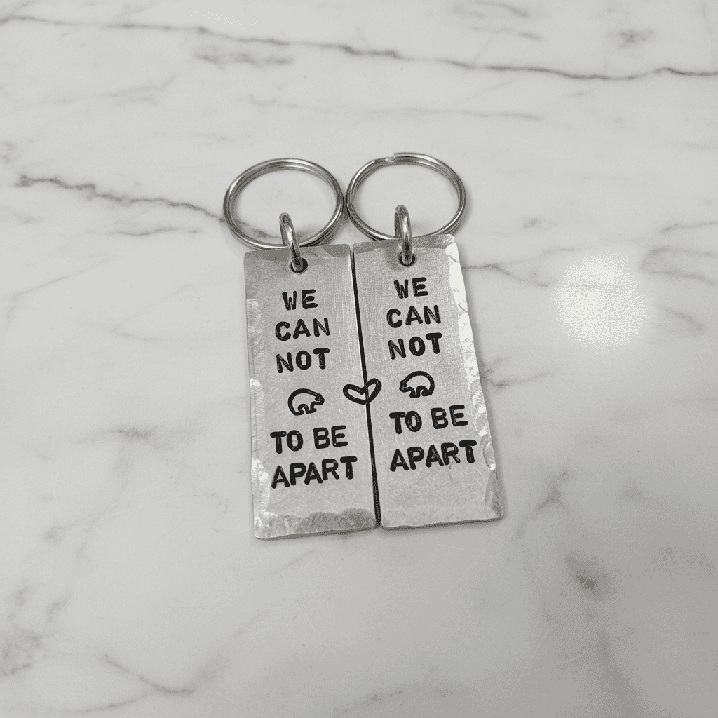 Couples Keychain